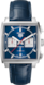 TAG Heuer Monaco Azul Couro de crocodilo Aço Azul