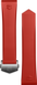 Красный каучуковый ремешок 42 мм