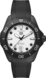 TAG Heuer Aquaracer（競潛）專業300腕錶 黑色 橡膠 精鋼和碳纖維 白色