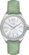 TAG Heuer Formula 1（F1）手錶 綠色 皮革 精鋼 白色