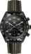 TAG Heuer Carrera（卡萊拉）保持捷特別版腕錶 黑色 皮革 精鋼和陶瓷 黑色