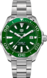 TAG Heuer Aquaracer（競潛）腕錶 無色 精鋼 鋁鋼 綠色