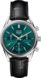 TAG Heuer Carrera（卡萊拉）綠色腕錶 黑色 鱷魚皮 精鋼 綠色