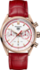 TAG Heuer Carrera（卡萊拉）腕錶  紅色 鱷魚皮 5N金 白色