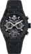 TAG Heuer Carrera（卡萊拉）腕錶 黑色 橡膠 碳鈦合金 黑色