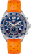 TAG Heuer Formula 1（F1）腕錶 橙色 橡膠 精鋼 藍色