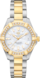 TAG Heuer Aquaracer（競潛）腕錶 無色 鍍層 精鋼 白色