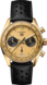 TAG Heuer Carrera（卡萊拉）腕錶 黑色 皮革 3N金 金色