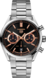 TAG Heuer Carrera Calibre Heuer 02 Chronograph Japan 銀色 精鋼 精鋼 Black