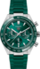 TAG Heuer Carrera（卡萊拉）腕錶 綠色 橡膠 精鋼 綠色