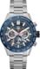 TAG Heuer Carrera（卡萊拉）腕錶 無色 精鋼 精鋼和陶瓷 藍色