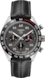 TAG Heuer Carrera（卡萊拉）腕錶  黑色 皮革 精鋼和陶瓷 灰色