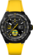 TAG Heuer Formula 1（F1）腕錶 黃色 橡膠 DLC塗層鈦金屬 黑色