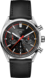 TAG Heuer Carrera（卡萊拉）腕錶 黑色 皮革 精鋼 黑色