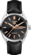 TAG Heuer Carrera（卡萊拉）雙曆腕錶 黑色 鱷魚皮 精鋼 黑色
