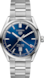TAG Heuer Carrera（卡萊拉）Twin-Time腕錶 無色 精鋼 精鋼 藍色