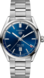 TAG Heuer Carrera（卡萊拉）Twin-Time腕錶 無色 精鋼 精鋼 藍色
