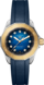 TAG Heuer Aquaracer（競潛）腕錶  藍色 橡膠 精鋼和黃金 藍色