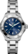 TAG HEUER AQUARACER（競潛）腕錶 無色 精鋼 精鋼 藍色