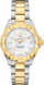 TAG Heuer Aquaracer（競潛）腕錶 無色 雙色鍍層 精鋼 白色