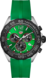 TAG Heuer Formula 1（F1）腕錶 綠色 橡膠 黑色PVD塗層精鋼 綠色