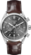 TAG Heuer Carrera（卡萊拉）腕錶 棕色 鱷魚皮 精鋼 灰色