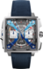 TAG Heuer Monaco（摩納哥）腕錶 藍色 皮革 鈦金屬 HX00161