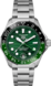 TAG Heuer Aquaracer（競潛）腕錶 銀色 精鋼 精鋼 綠色