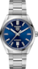TAG Heuer Carrera（卡莱拉系列）  银色 精钢 精钢 蓝色
