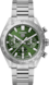 TAG Heuer Carrera（卡莱拉系列）腕表 无色 精钢 精钢 绿色