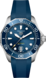 泰格豪雅竞潜系列     蓝色 橡胶 精钢 蓝色
